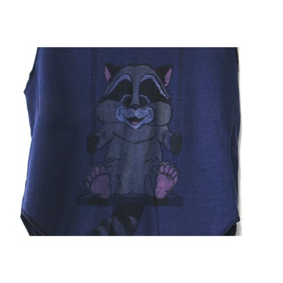 Vintage Kids Raccoon Tank Top Large - Picture 2 of 4